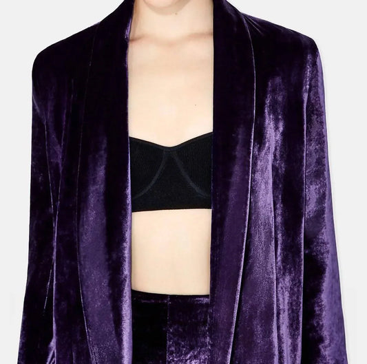 Galvan London - Julianne Velvet Blazer - Rack Hunt