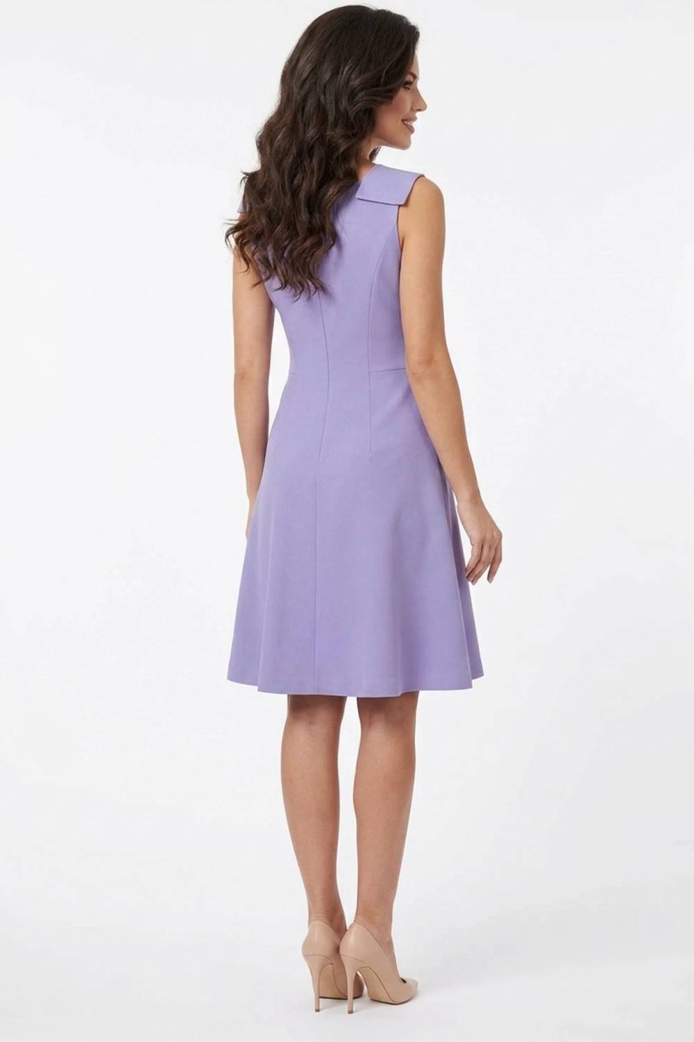Sleeveless A-line Fit-and-flare Dress