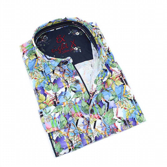 Colorful Leaves Button Down Shirt