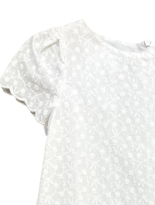 Girls Embroidered Shift Dress