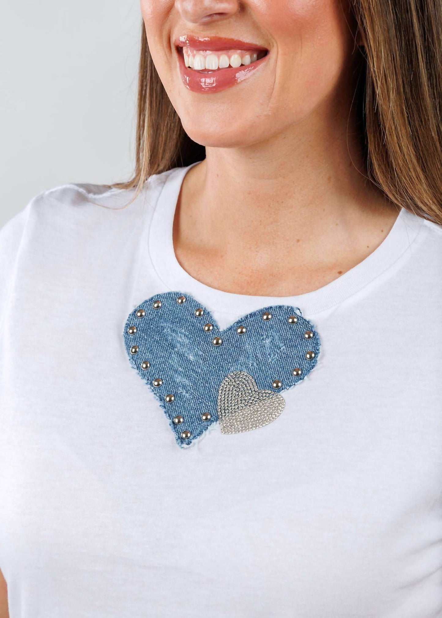 Suzy T - Women's Nina Double Heart Top - Rack Hunt -