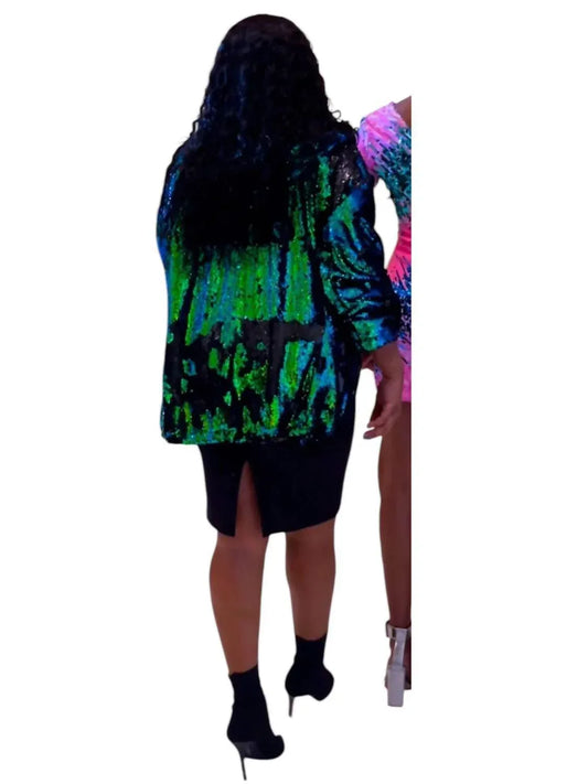 Genuine - Transitional Sequin Sequin Jacket - Rack Hunt