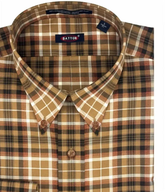 Batton - Men's Marsh Non-iron Cotton Sport Shirt - Rack Hunt