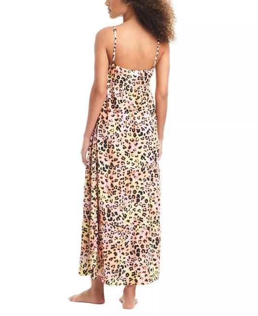 Leopard Maxi Cover Up