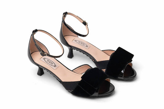 Women's Leather Heeled Sandals