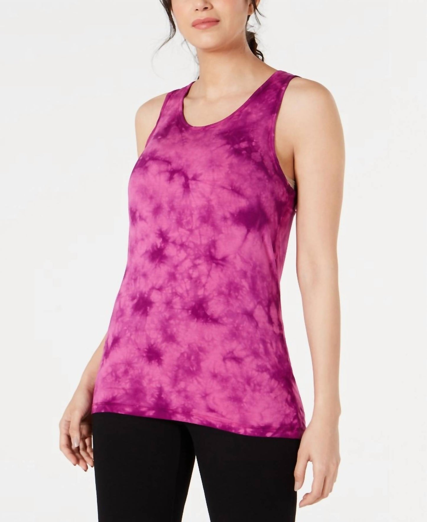 Tie Dye Criss Cross Back Tank Top