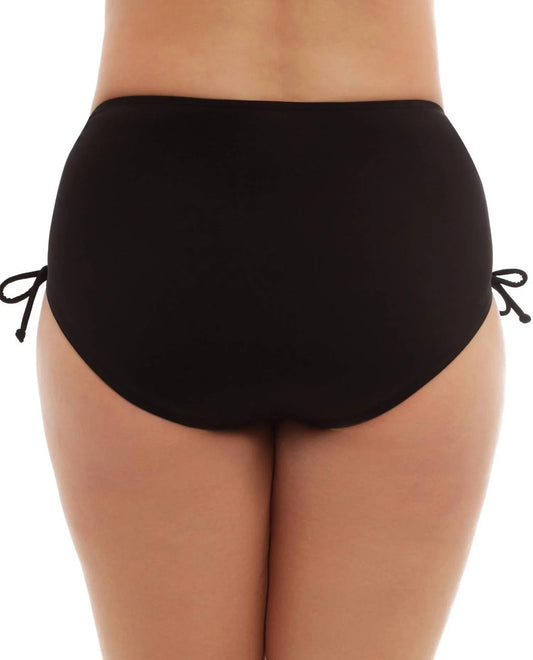 Caribbean Joe - Back Plus Size Adjustable Side Tie Tankini Bottom - alternate view - Rack Hunt