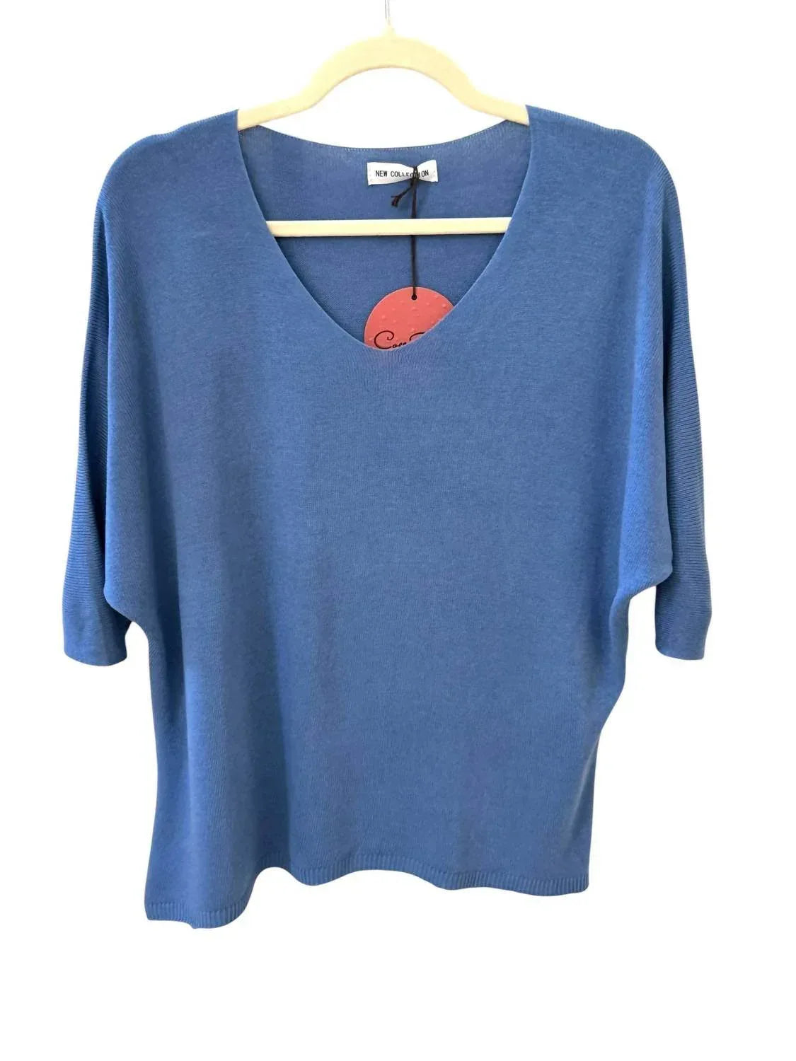 Cocco Bello - Women's Fine Knit Bat Sleeve Sweater - Rack Hunt