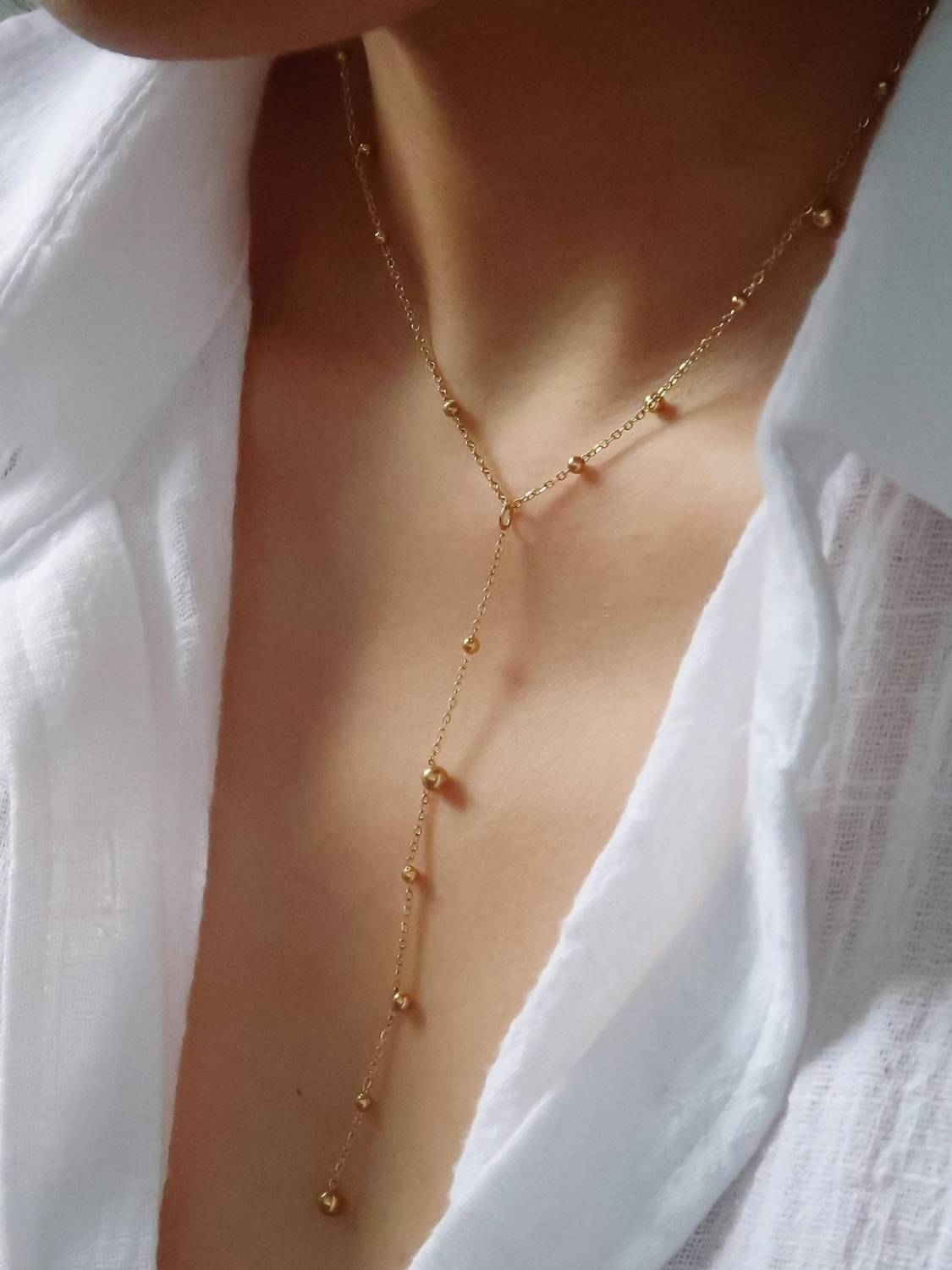 The Victoria Lariat Necklace