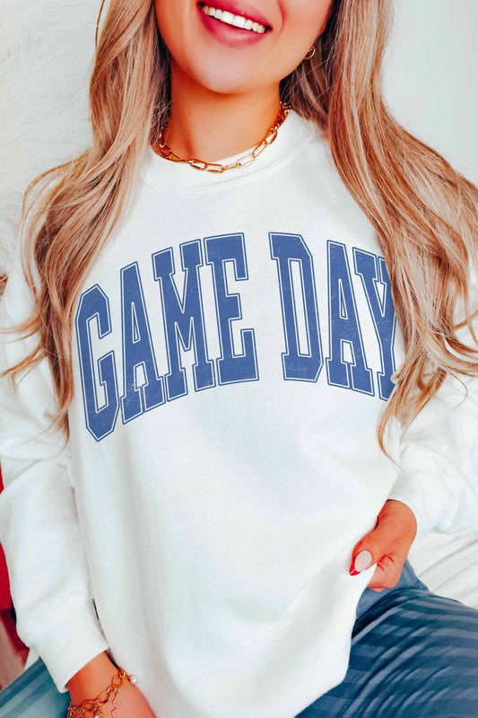 Game Day Oversized Graphic Sweatshirts