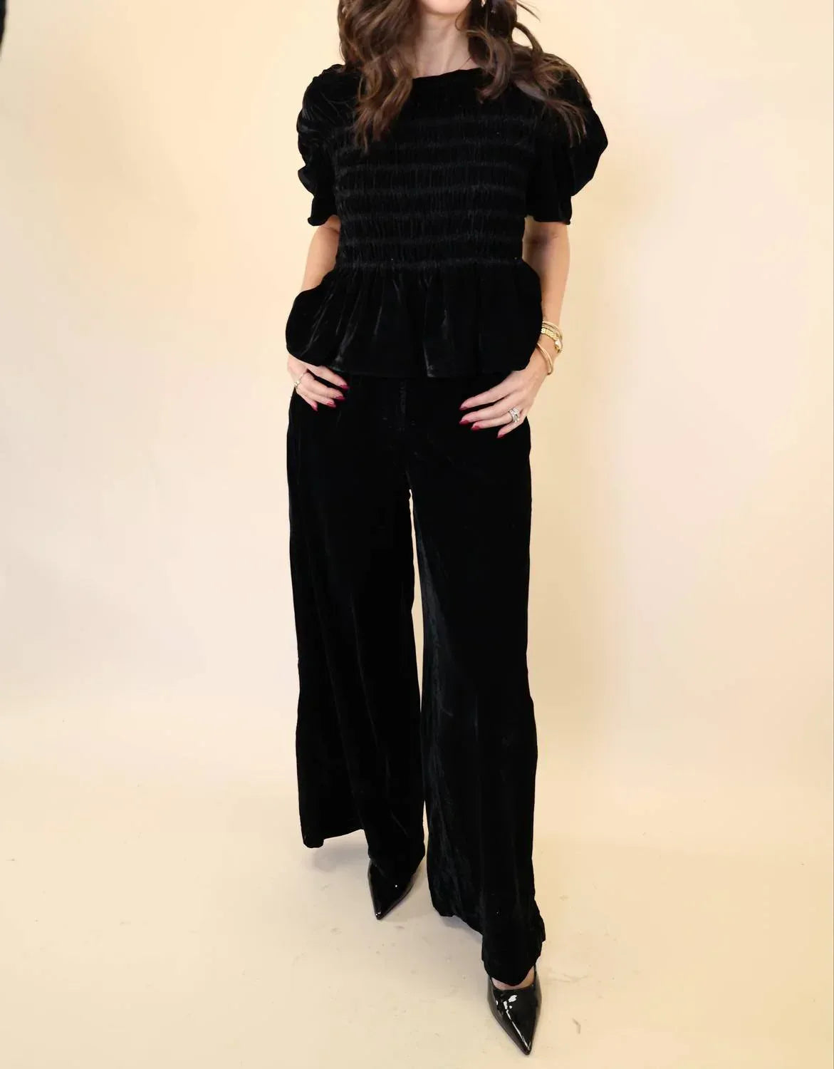 Dèluc - Forrest Stretch Velvet Top - Rack Hunt