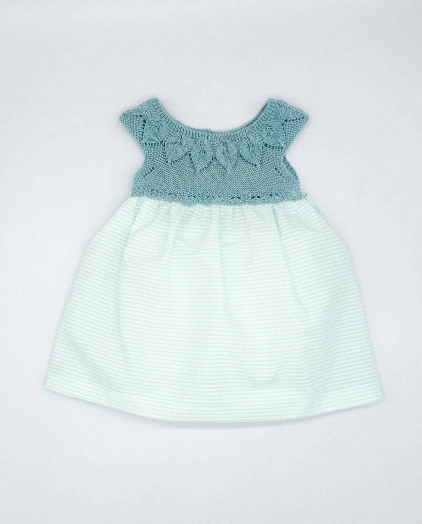 Kid's Striped Knitted Dress