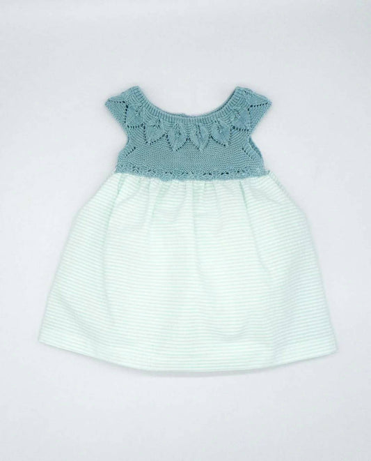 Kid's Striped Knitted Dress