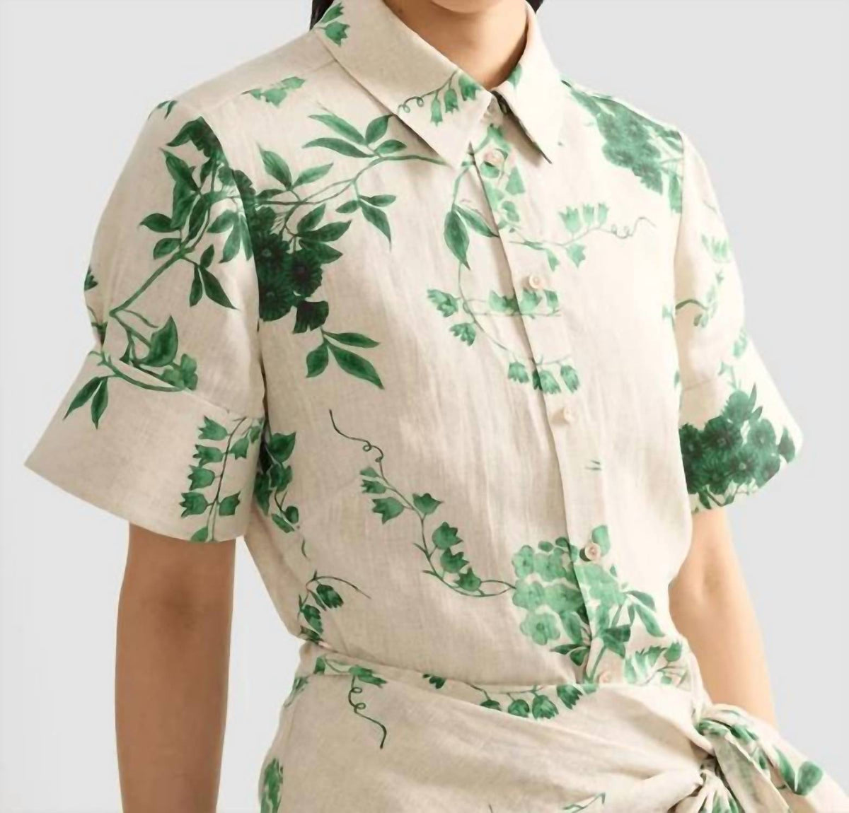 Floral Linen Shirt