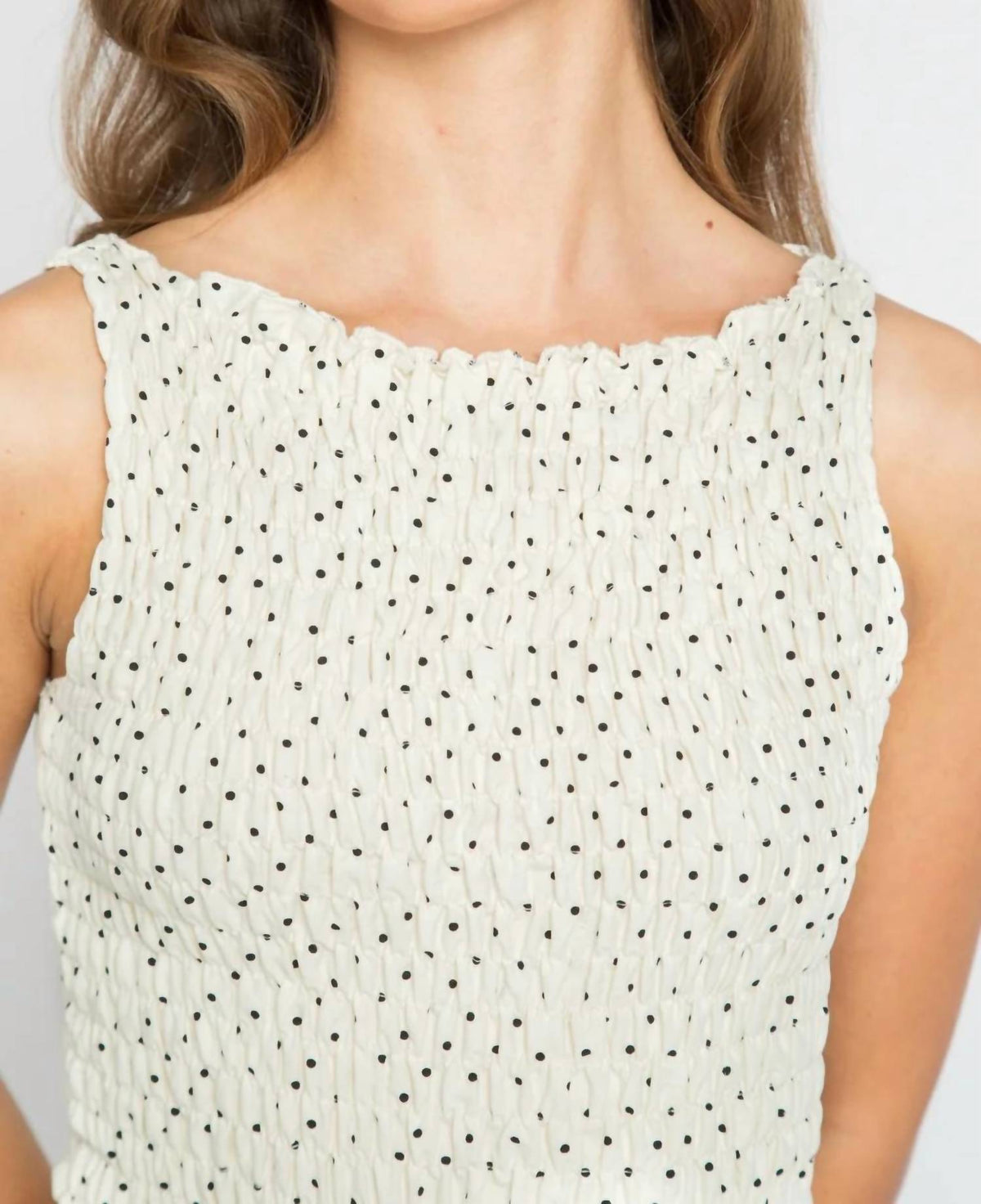 Women's Sunset Polka Dot Dress