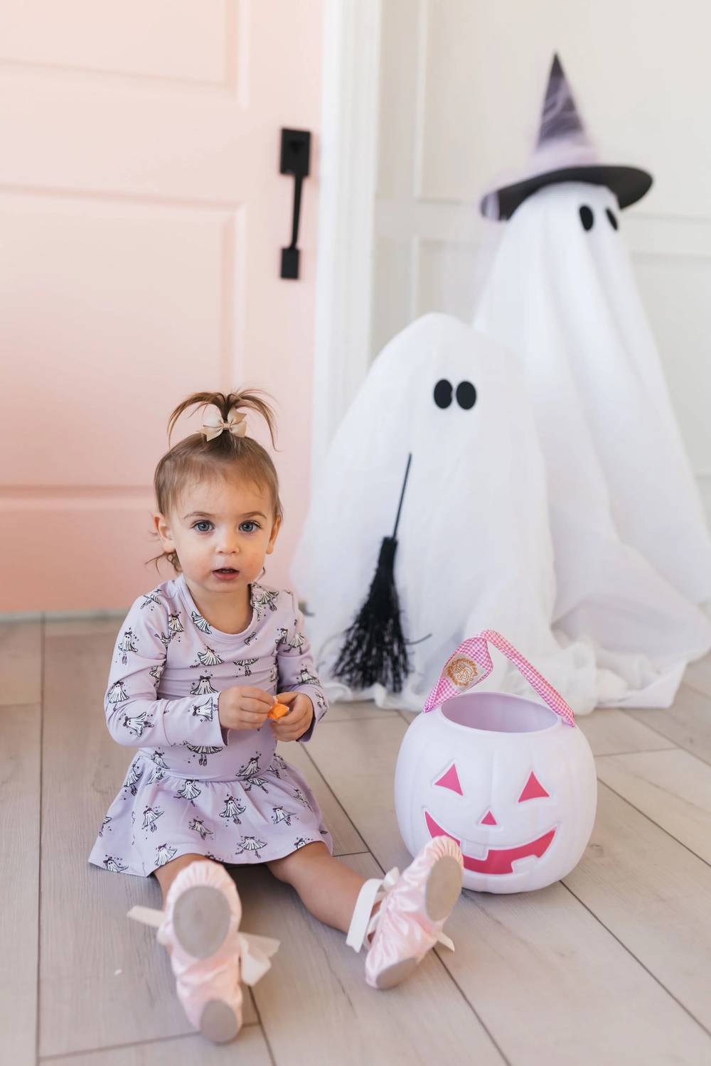 Baby Girls Ballerina Ghost Twirl Bodysuit