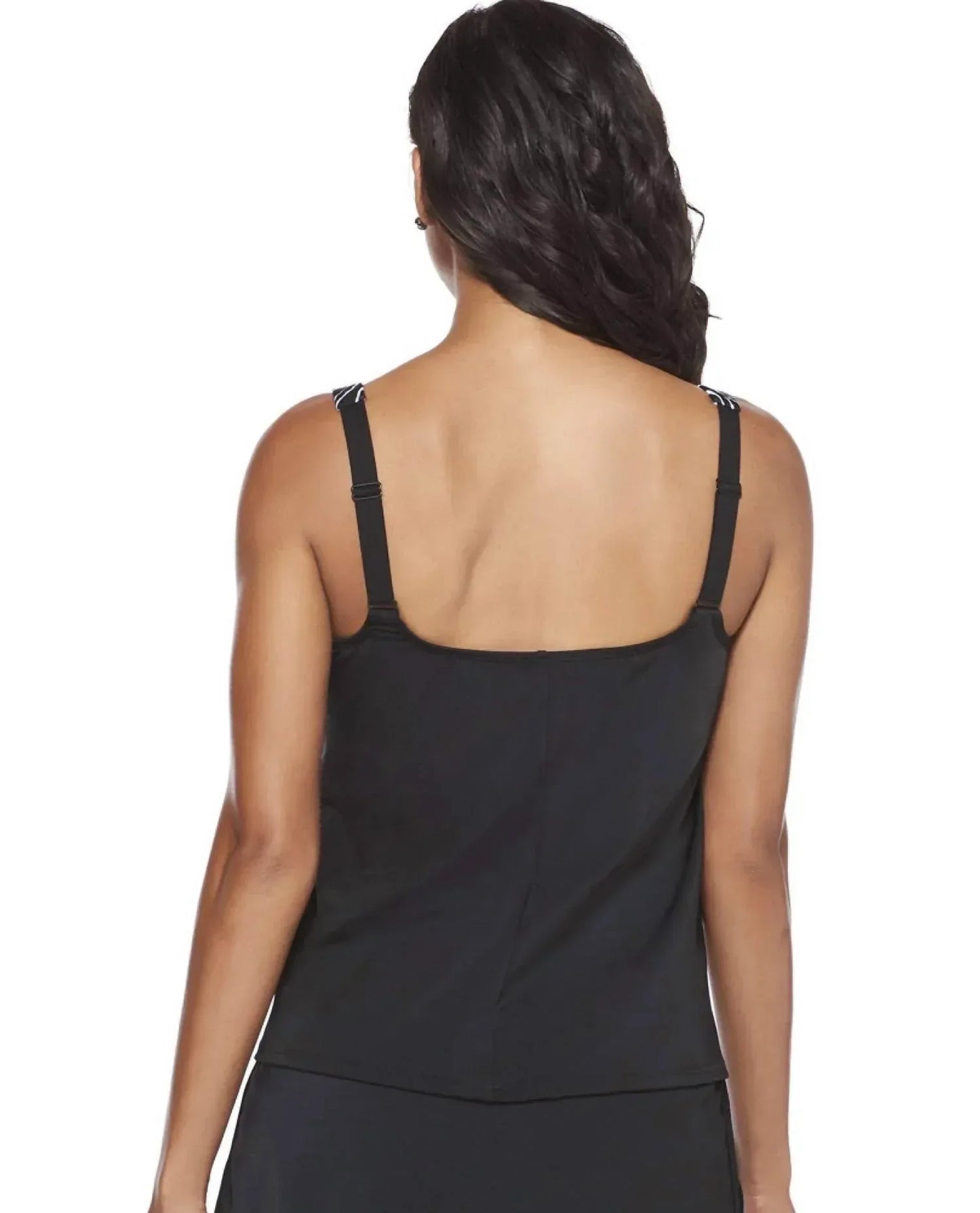Active Spirit - New Awakening Chlorine Resistant Square Neck Tankini Top - Rack Hunt