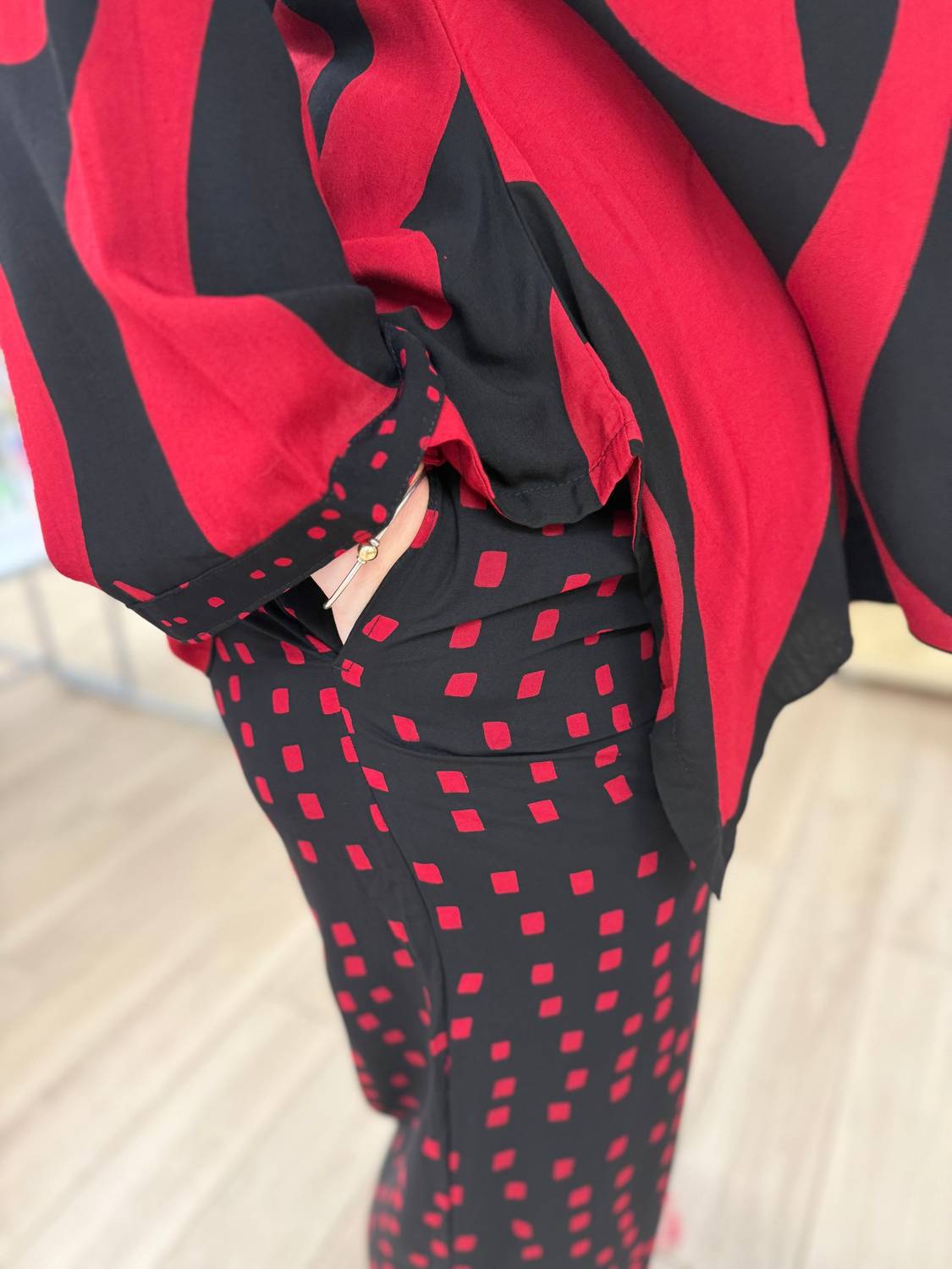 Bb Side Button Pants