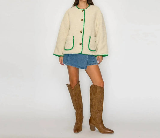 Love Wednesday - Clover Button Down Jacket - Rack Hunt