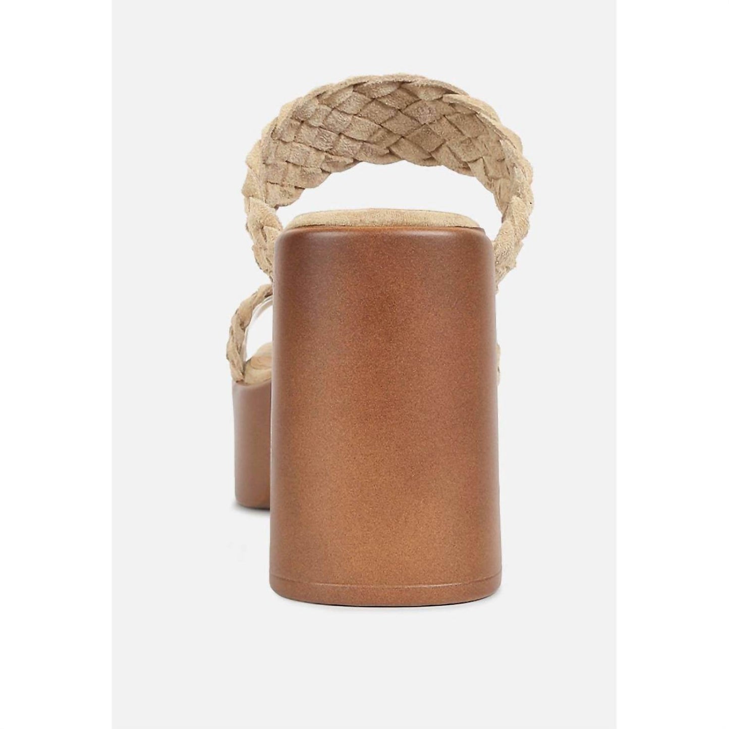 London Rag - Women's Misaki Braided Detail Chunky Sandals - Rack Hunt -