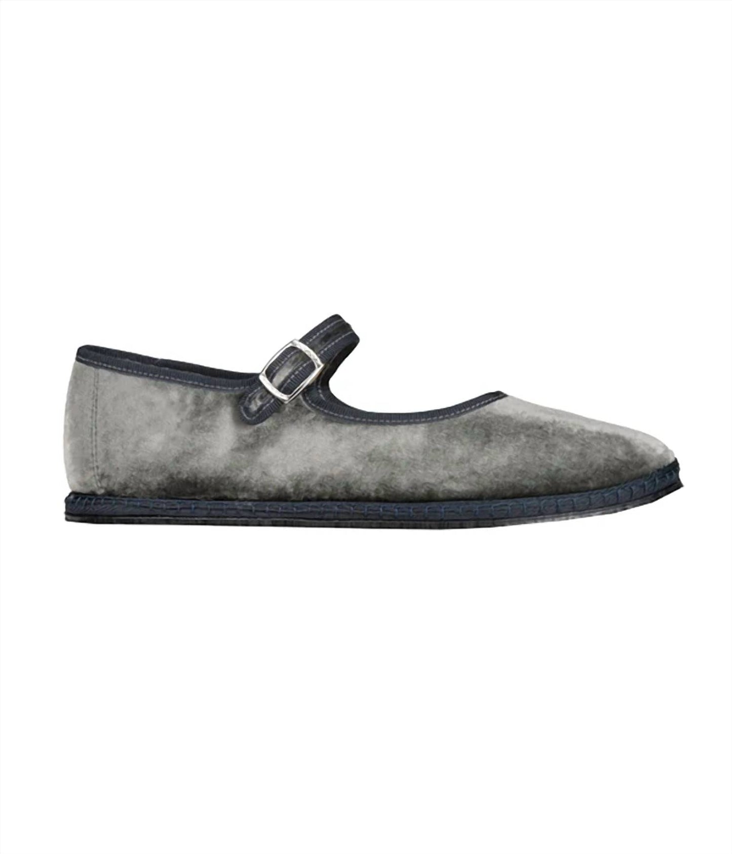 Women's Mary Jane Silk Velvet Shoe