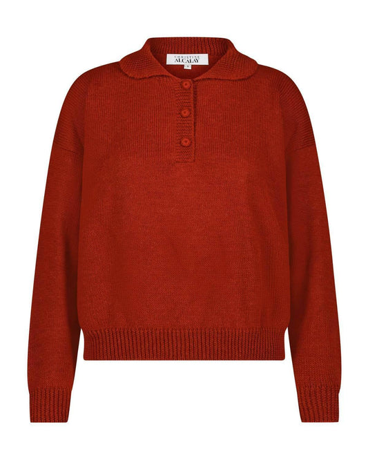 Rose Velvet - Penny Baby Alpaca Wool Sweater - Rack Hunt