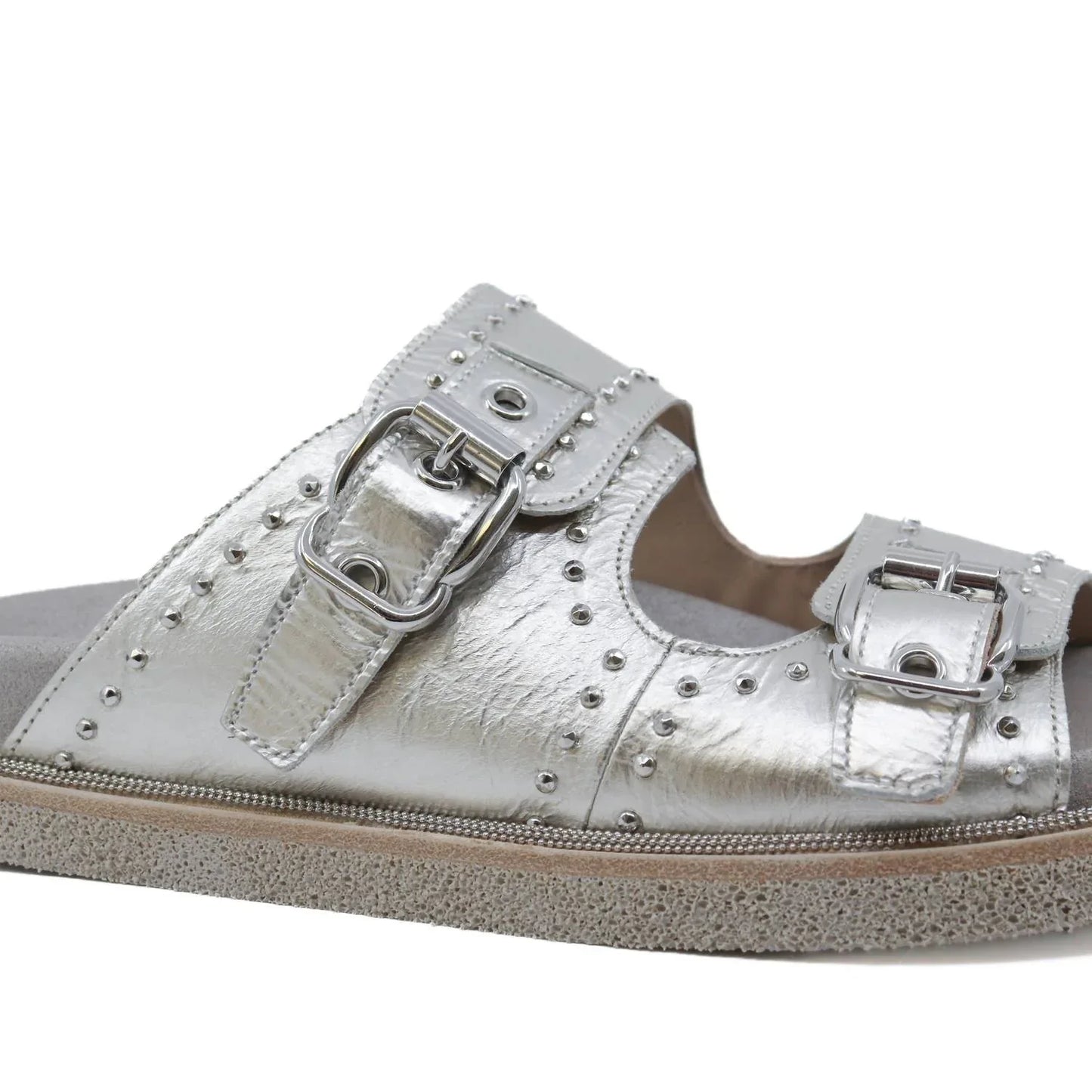 Laura Bellariva - Women Porox Dust Studs Sandals - close up - Rack Hunt