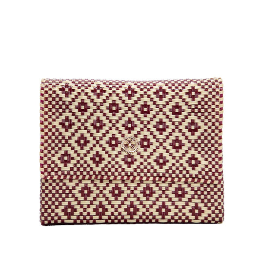 Women's Handmade Aztec Long Braided Strap Crossbody Bag