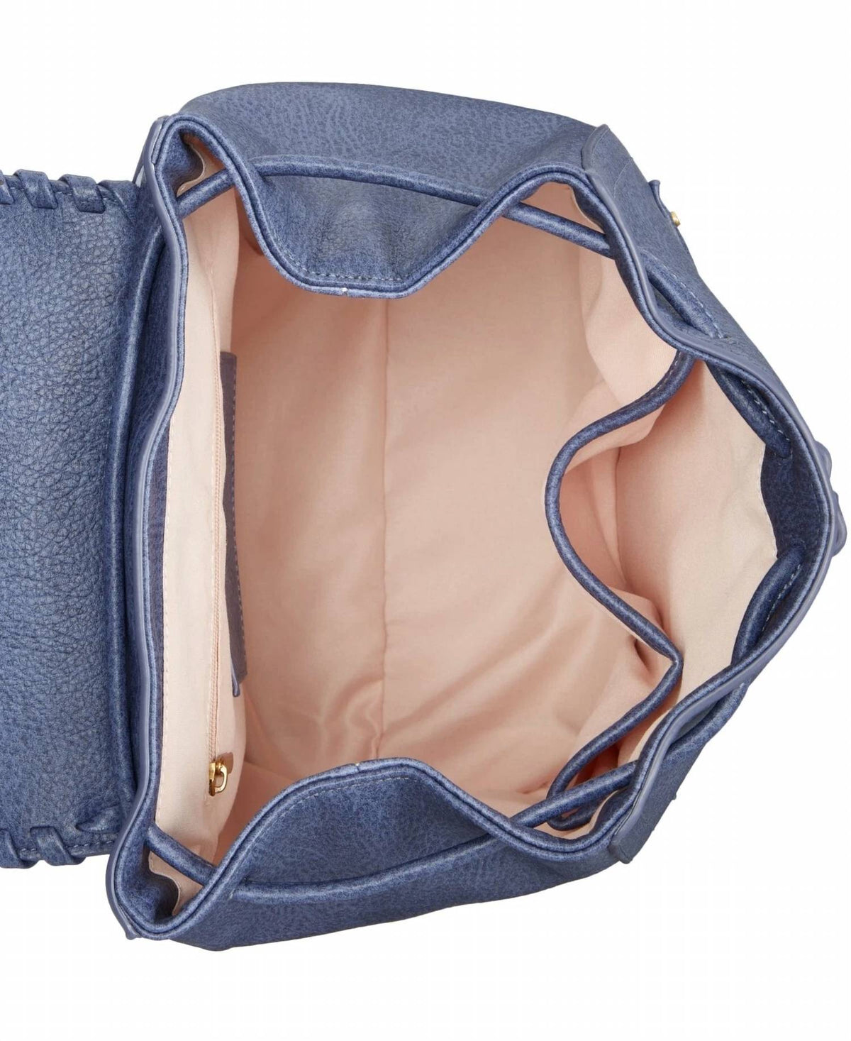 Women's Whipstitch Flap Drawstring Backpack