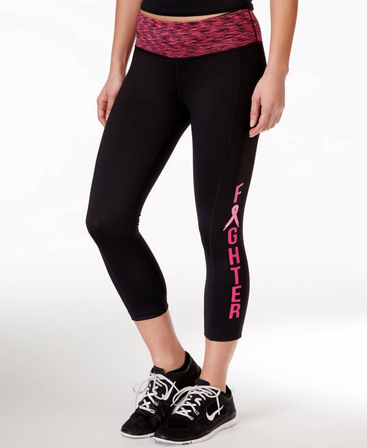 Women's Fighter Ribbon Cropped Leggings