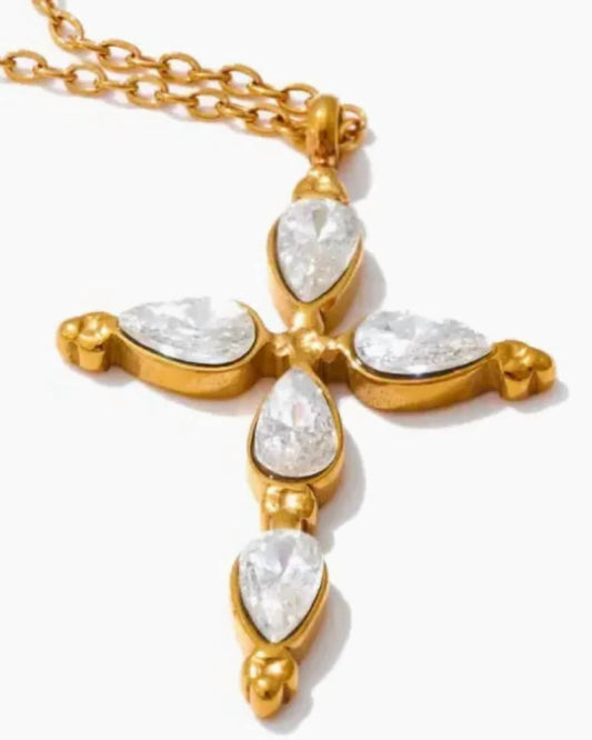 Women's Audrey Cross Necklace
