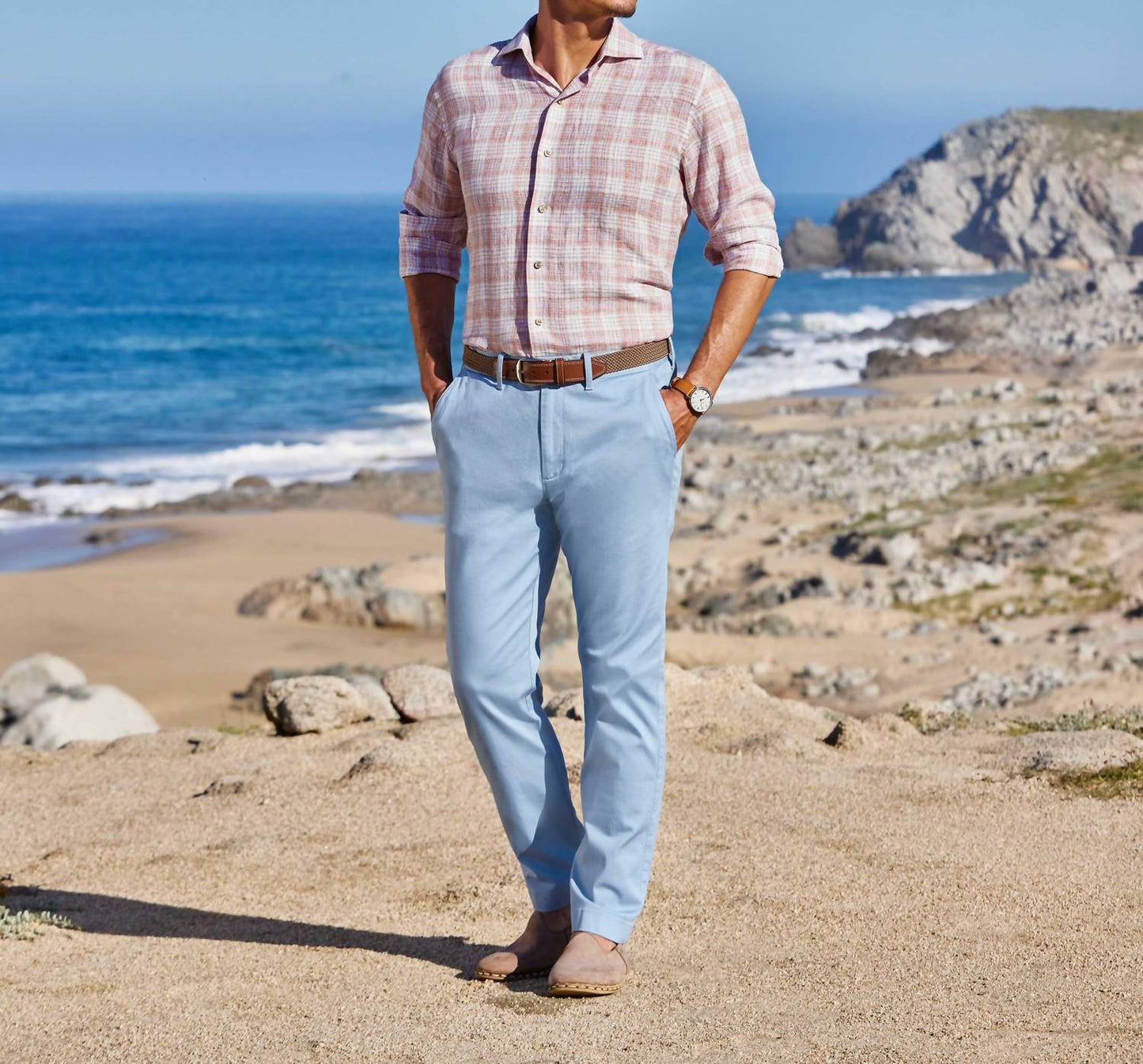 Linen Check Sport Shirt