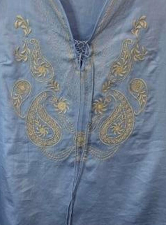 Women Embroidered Paisley Blouse