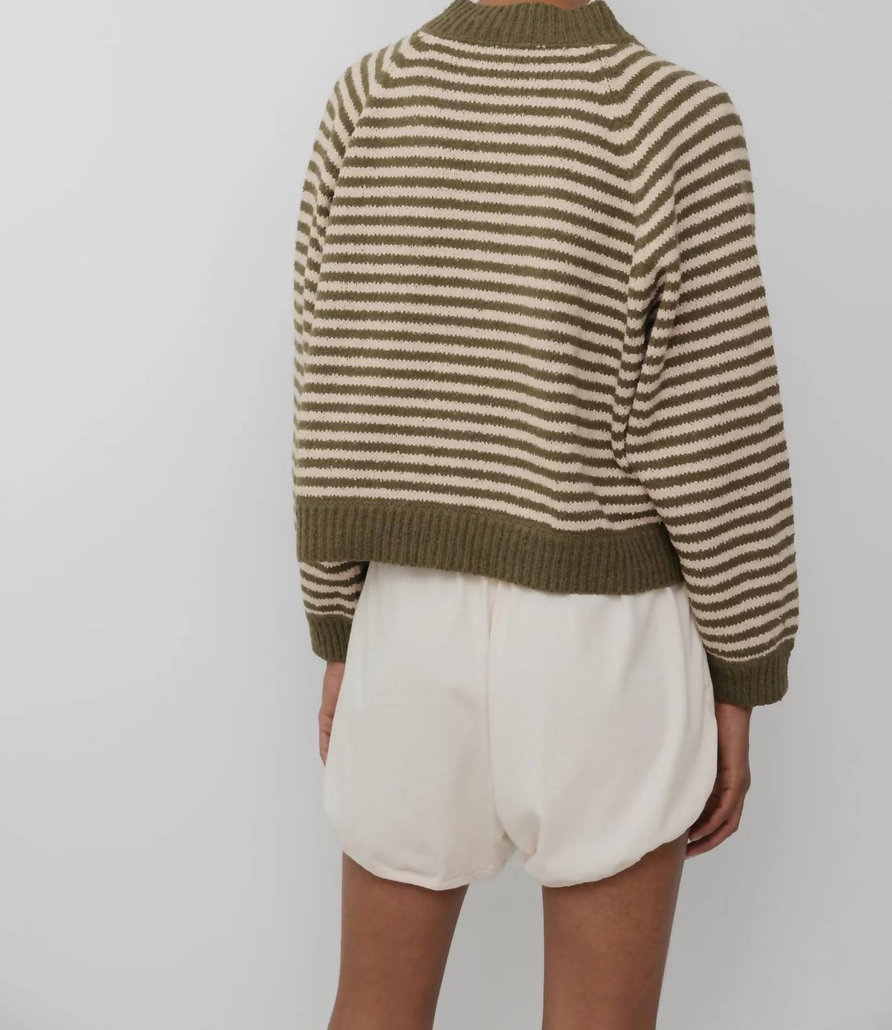 Striped Bomber Cardigan