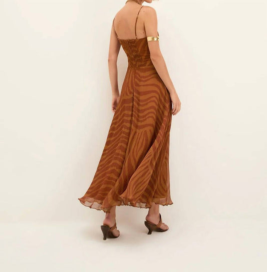 Eira Sweetheart Midi Dress