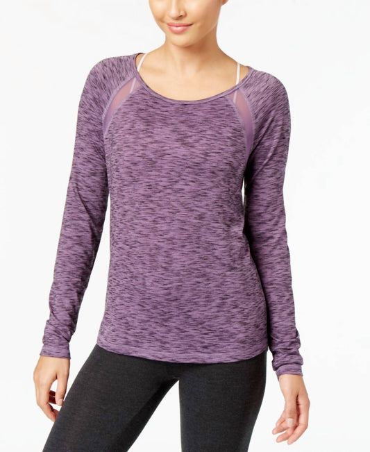 Space Dyed Mesh Trim Top