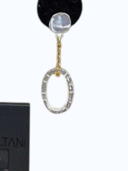Women's Oval Drop Post Earring