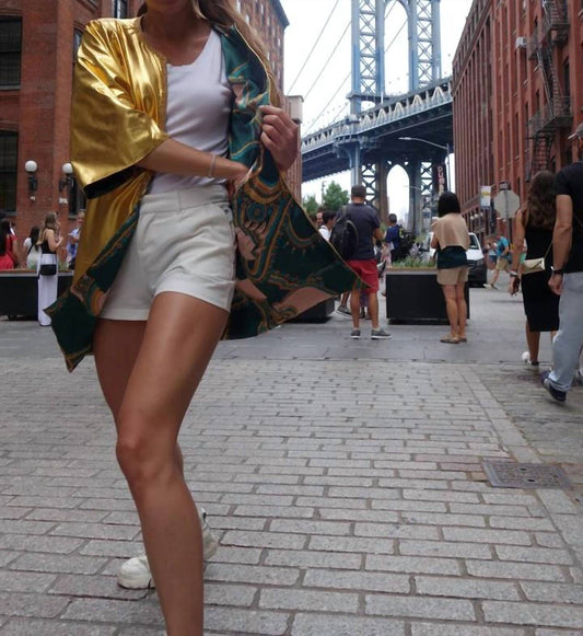 Unisex Sol Reversible Rave Kimono