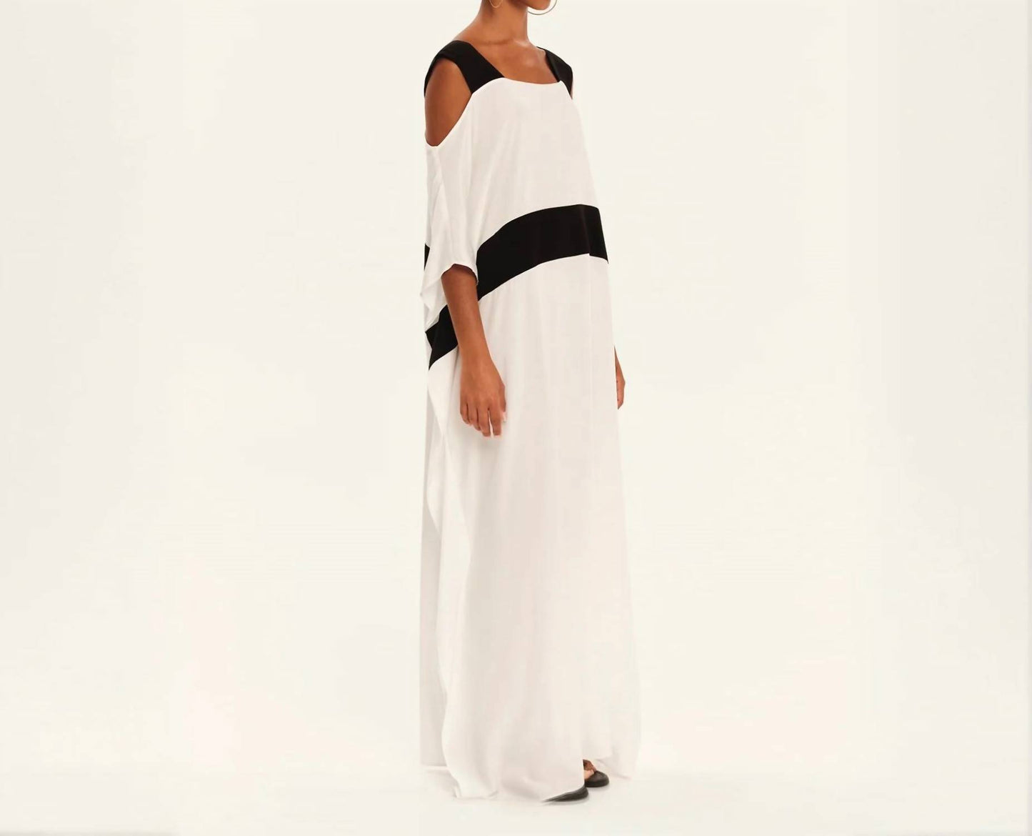 Dimensional Play Maxi Tunic Dress