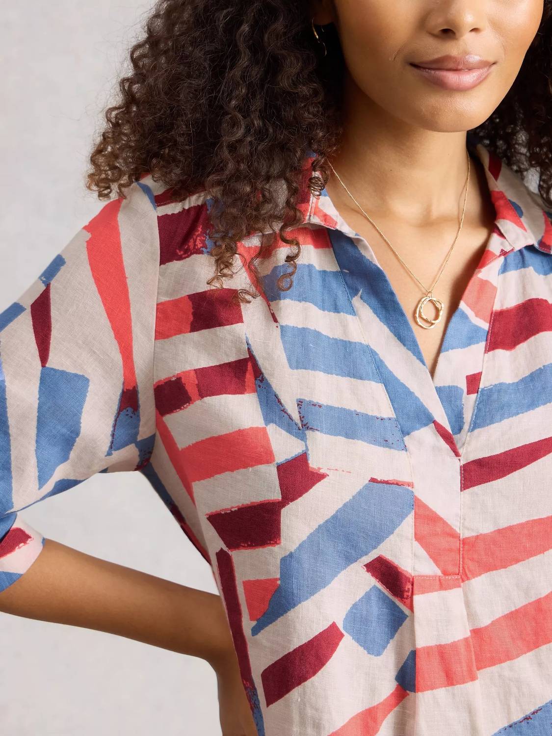 Bianca Linen Tunic