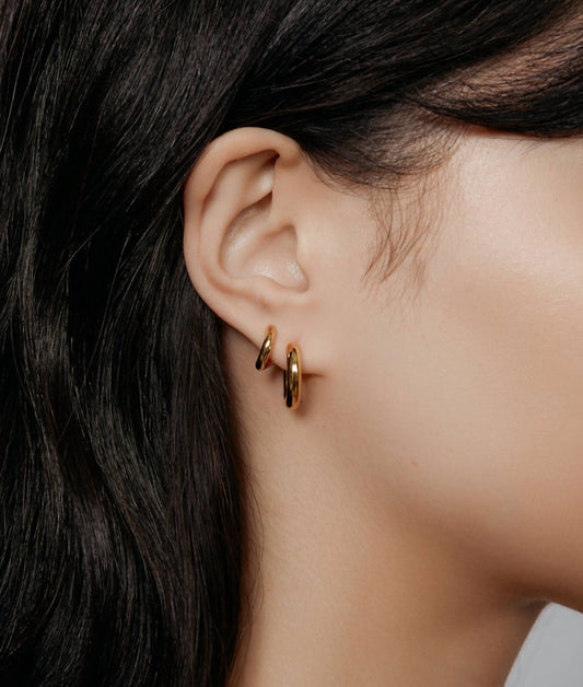 Super Katerina Double Hoop Earrings