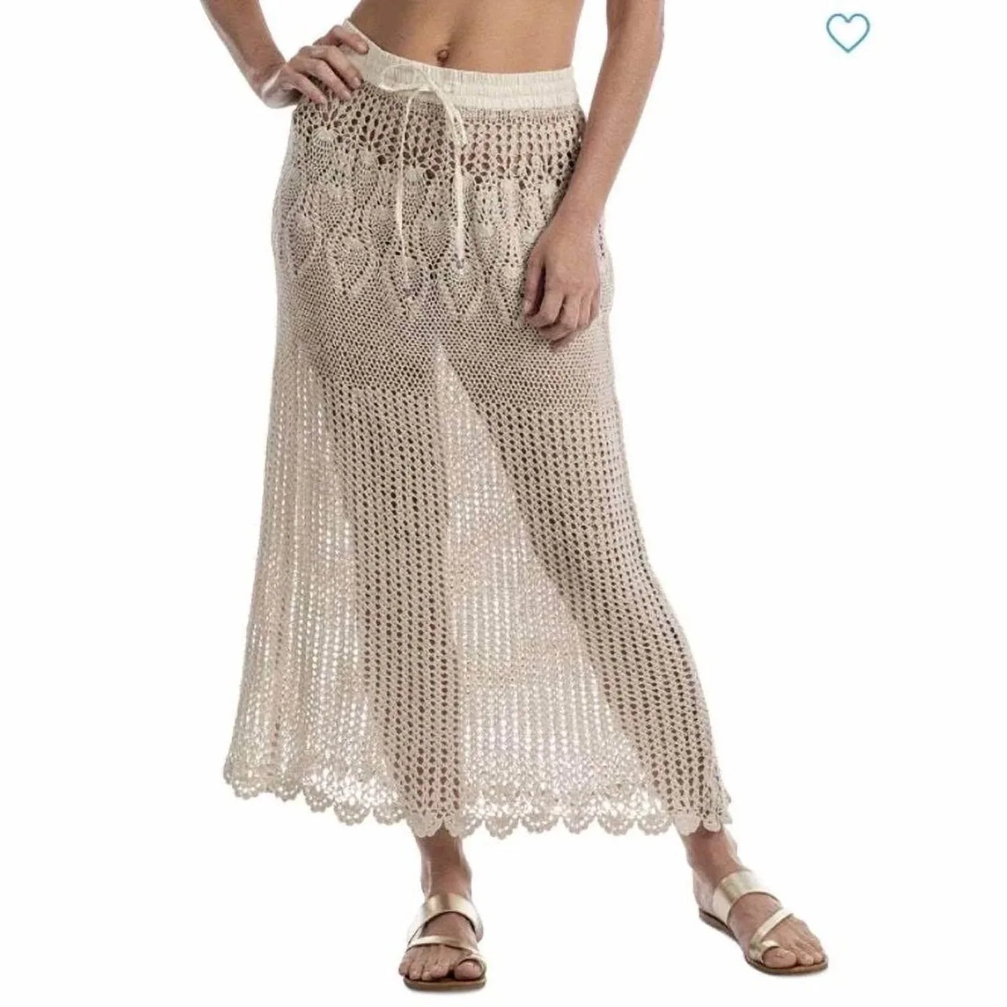Dotti - Crochet Drawstring Maxi Skirt - Rack Hunt