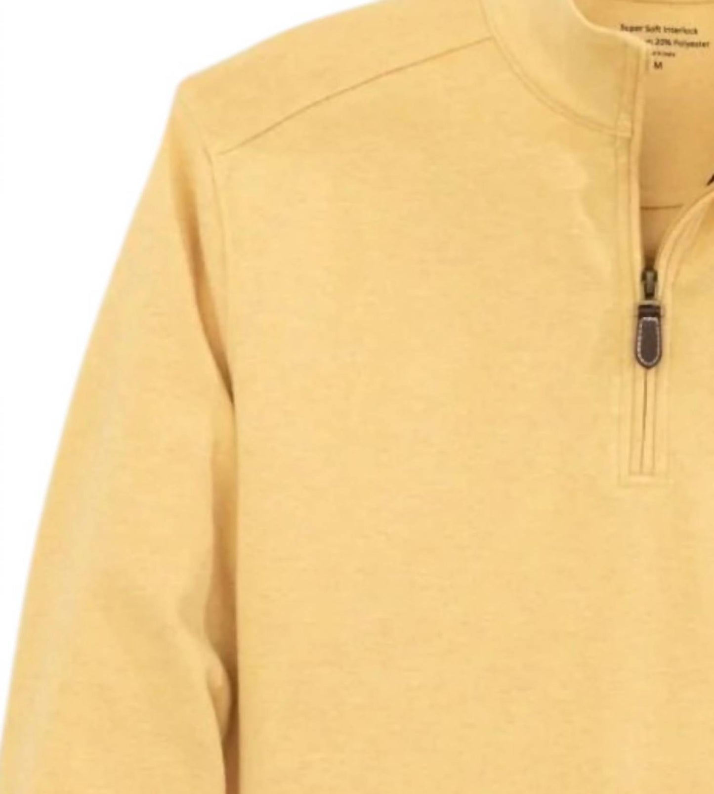 Men’s Chandler Quarter Zip Cotton Performance Pullover