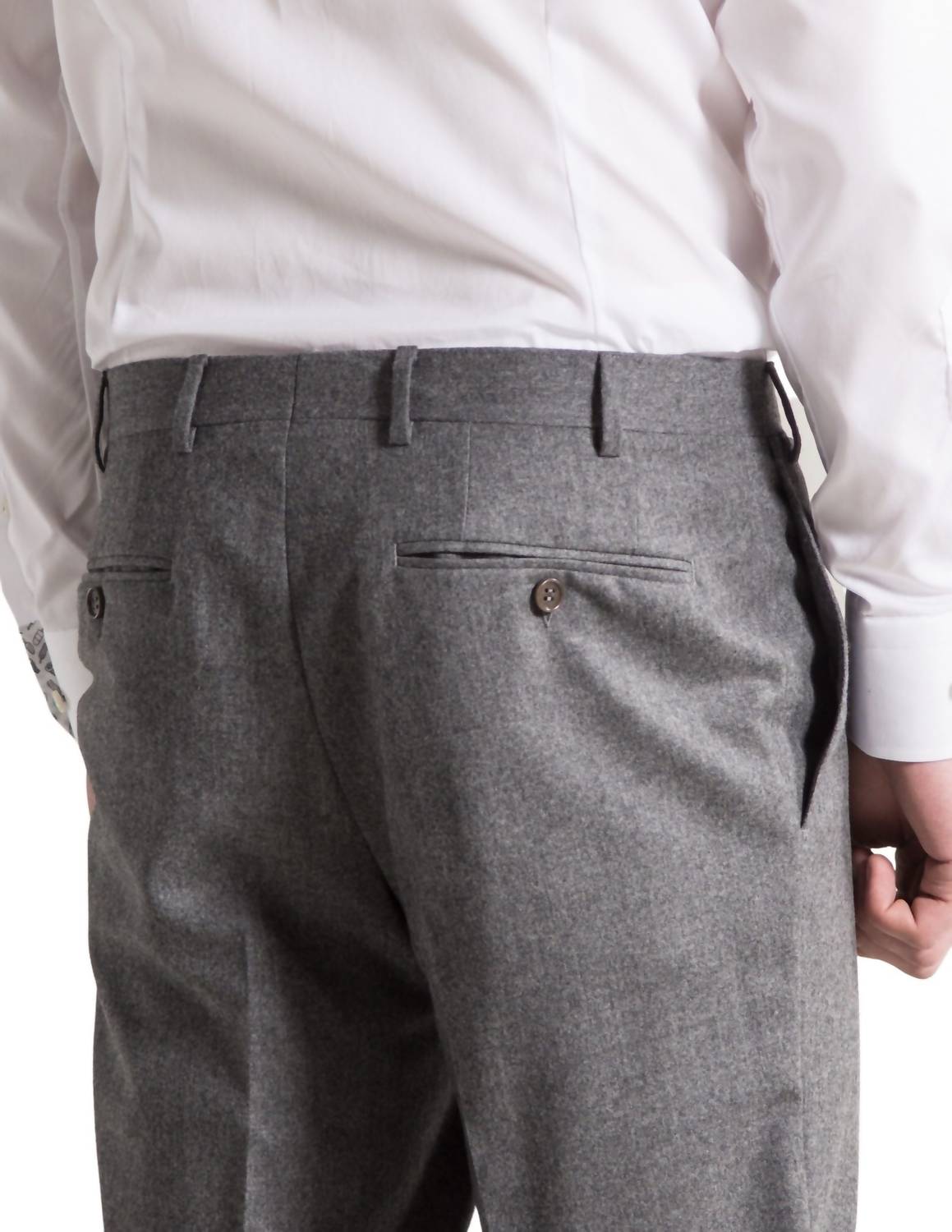Luxury Wool Flannel Trousers