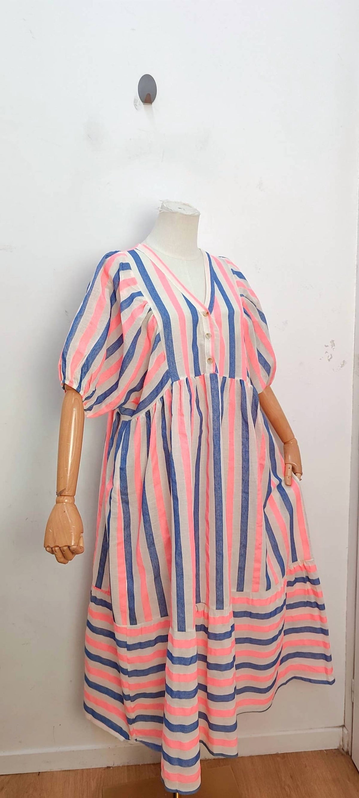 Women's Long Striped Summer Dress
