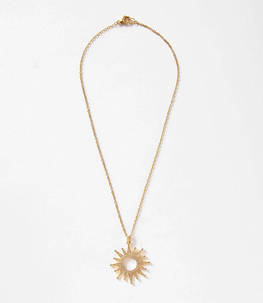Women's Pavé Starburst Necklace