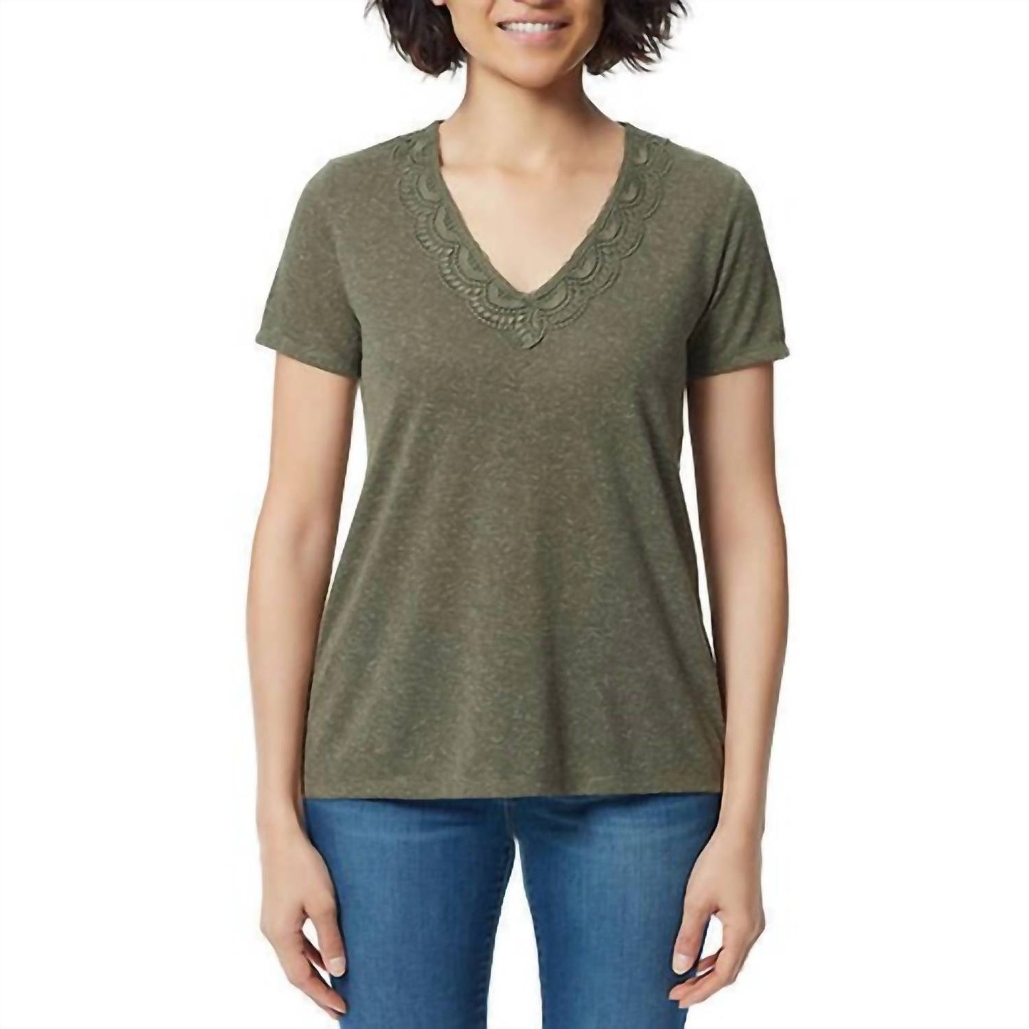 V-neck Lace Top