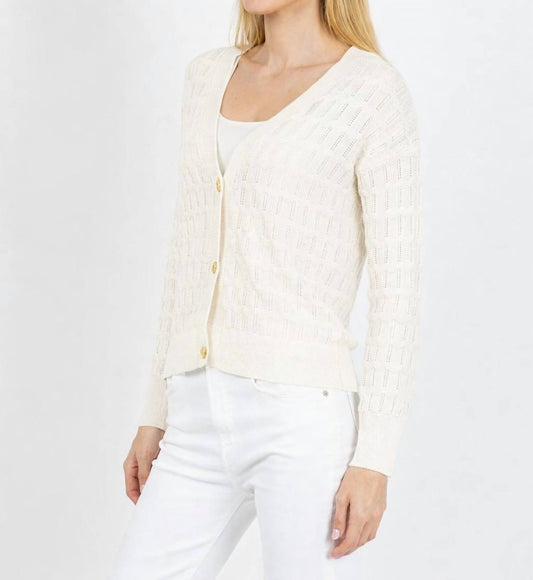 Scallop Trim Pretty Cardigan