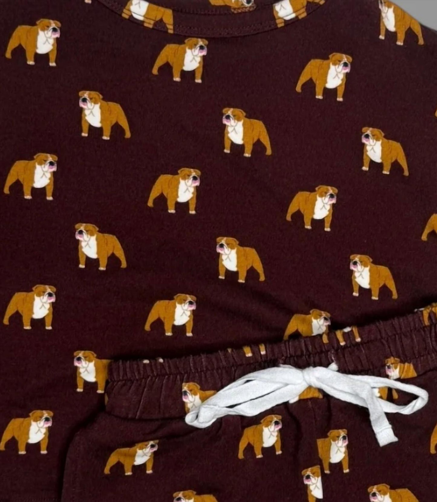 Kid's Bamboo Bulldog Sweat Set