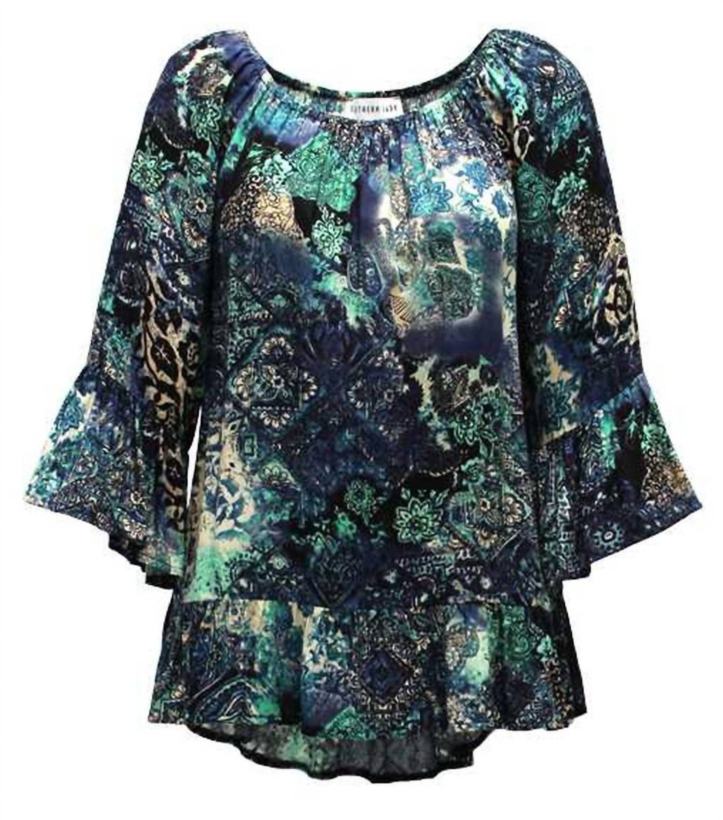 Women's Floral Print Bohemian Top